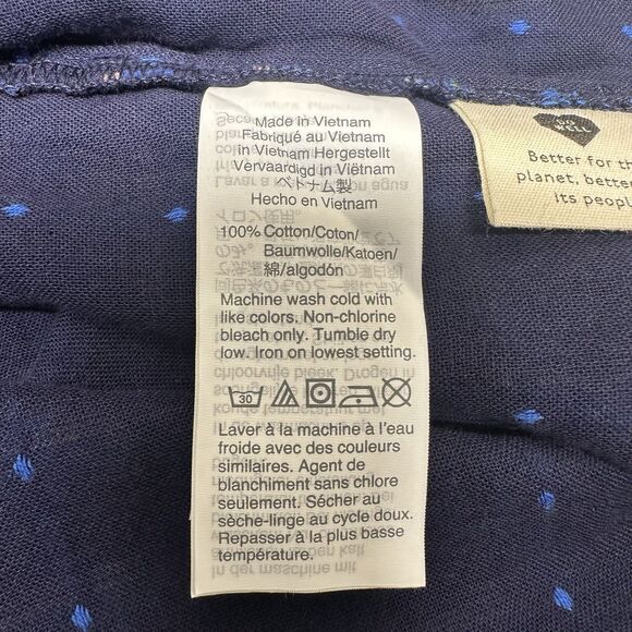 Madewell Blue Plaid Blouse - Picture 9 of 9